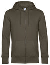 B&C BE INSPIRED BCWU03K KING Zipped Hood Jacket_°
