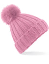 Beechfield CB413 Verbier Faux Fur Pop Pom Chunky Beanie