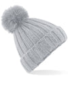 Beechfield CB413 Verbier Faux Fur Pop Pom Chunky Beanie