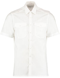 Kustom Kit K133 Men´s Tailored Fit Pilot Shirt Short Sleeve