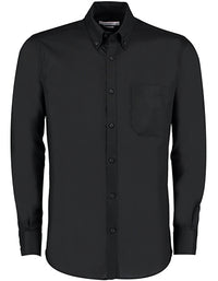 Kustom Kit K184 Men`s Slim Fit Workwear Oxford Shirt Long Sleeve