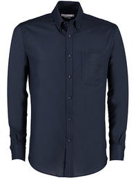 Kustom Kit K184 Men`s Slim Fit Workwear Oxford Shirt Long Sleeve