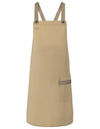 Karlowsky KY119 Latzschürze Urban-Look mit Kreuzbändern und Tasche