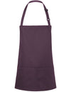 Karlowsky KY123 Kurze Latzschürze Basic mit Schnalle und Tasche