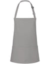 Karlowsky KY123 Kurze Latzschürze Basic mit Schnalle und Tasche