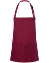 Karlowsky KY123 Kurze Latzschürze Basic mit Schnalle und Tasche