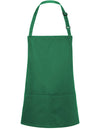 Karlowsky KY123 Kurze Latzschürze Basic mit Schnalle und Tasche