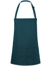 Karlowsky KY123 Kurze Latzschürze Basic mit Schnalle und Tasche