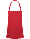 Karlowsky KY123 Kurze Latzschürze Basic mit Schnalle und Tasche