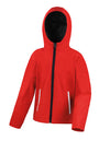 Result Core RT224J Junior TX Performance Hooded Soft Shell Jacket