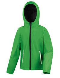 Result Core RT224J Junior TX Performance Hooded Soft Shell Jacket