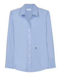 Seidensticker SN080619 Women´s Blouse Slim Fit Check/Stripes Long Sleeve