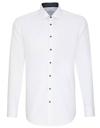 Seidensticker SN693690 Men´s Shirt Poplin Slim Fit Long Sleeve