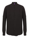 Henbury W592 Men´s Mandarin Shirt Roll Tab Sleeve