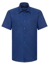 Russell Collection Z923 Men´s Short Sleeve Easy Care Tailored Oxford Shirt