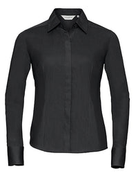 Russell Collection Z924F Ladies´ L/S Poly-Cotton Easy Care Fitted Poplin Shirt