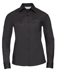 Russell Collection Z934F Ladies´ L/S Poly-Cotton Easy Care Poplin Shirt
