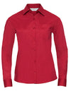 Russell Collection Z934F Ladies´ L/S Poly-Cotton Easy Care Poplin Shirt