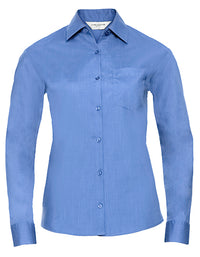 Russell Collection Z934F Ladies´ L/S Poly-Cotton Easy Care Poplin Shirt