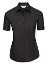Russell Collection Z935F Ladies´ Short Sleeve Poly-Cotton Easy Care Poplin Shirt