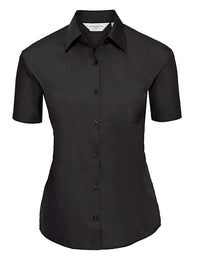 Russell Collection Z935F Ladies´ Short Sleeve Poly-Cotton Easy Care Poplin Shirt