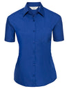 Russell Collection Z935F Ladies´ Short Sleeve Poly-Cotton Easy Care Poplin Shirt