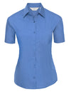 Russell Collection Z935F Ladies´ Short Sleeve Poly-Cotton Easy Care Poplin Shirt
