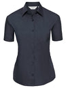 Russell Collection Z935F Ladies´ Short Sleeve Poly-Cotton Easy Care Poplin Shirt