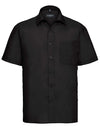 Russell Collection Z935 Men´s Short Sleeve Poly-Cotton Easy Care Poplin Shirt