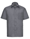 Russell Collection Z935 Men´s Short Sleeve Poly-Cotton Easy Care Poplin Shirt