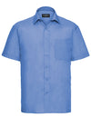 Russell Collection Z935 Men´s Short Sleeve Poly-Cotton Easy Care Poplin Shirt