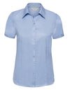 Russell Collection Z963F Ladies´ Short Sleeve Herringbone Shirt
