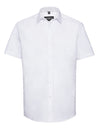 Russell Collection Z963 Men´s Short Sleeve Herringbone Shirt